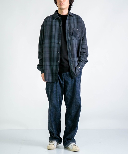 THE NORTH FACE PURPLE LABEL] Flannel Plaid Field Shirt | Domingo