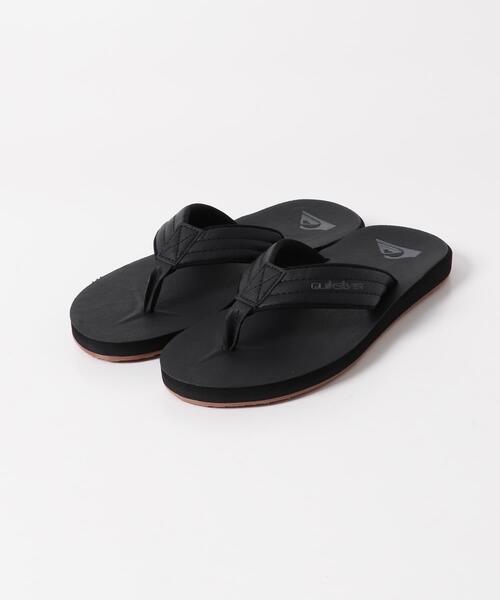 Quiksilver(クイックシルバー)の「QUIKSILVER CARVER NUBUCK(サンダル・メンズ・ブラック/ダークブラウン/ブラウン・26/27/28)」の1枚目の写真