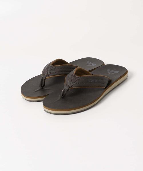 Quiksilver(クイックシルバー)の「QUIKSILVER CARVER NUBUCK(サンダル・メンズ・ブラック/ダークブラウン/ブラウン・26/27/28)」の4枚目の写真