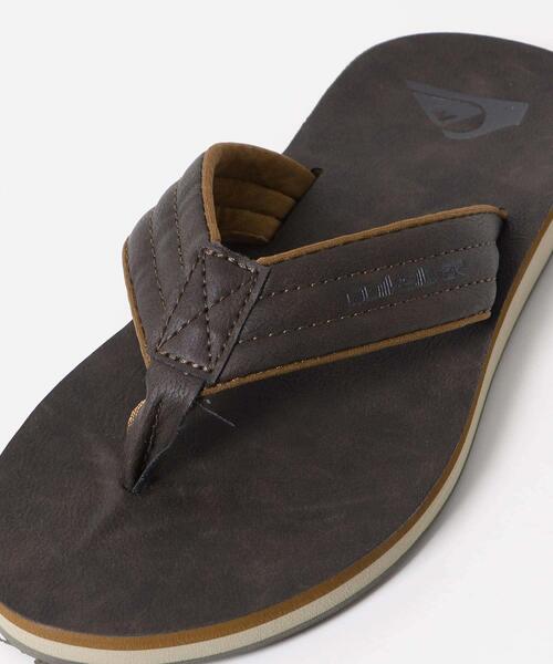 Quiksilver(クイックシルバー)の「QUIKSILVER CARVER NUBUCK(サンダル・メンズ・ブラック/ダークブラウン/ブラウン・26/27/28)」の5枚目の写真