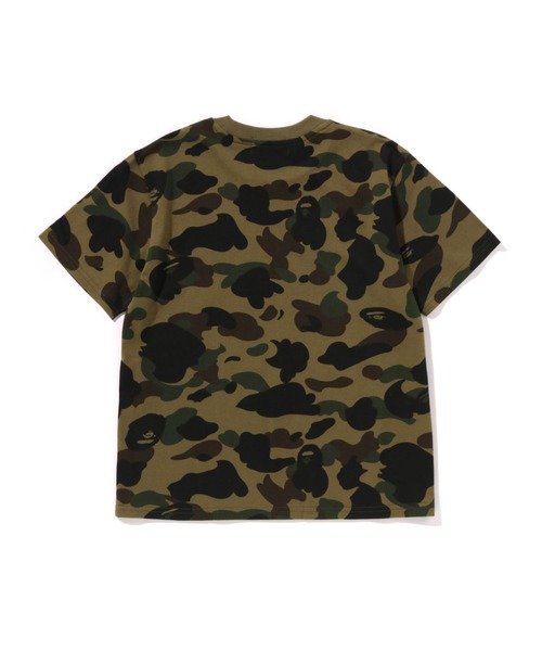 A BATHING APE(アベイシングエイプ)の「1ST CAMO ONE POINT MINI TEE(Tシャツ/カットソー・レディース・グリーン/イエロー・MEDIUM/SMALL/LARGE)」の3枚目の写真