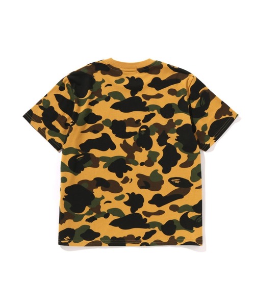 A BATHING APE(アベイシングエイプ)の「1ST CAMO ONE POINT MINI TEE(Tシャツ/カットソー・レディース・グリーン/イエロー・MEDIUM/SMALL/LARGE)」の4枚目の写真