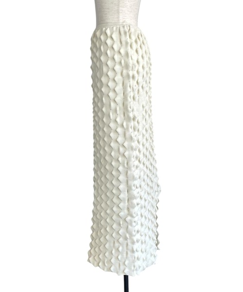 HONEY MI HONEY(ハニーミーハニー)の「spiky knit tight skirt(スカート・レディース・オフホワイト/ブラック/ラベンダー・FREE)」の22枚目の写真