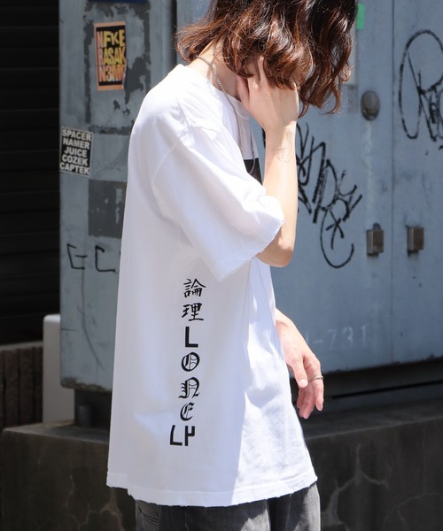 LONELY/論理（ロンリー）の「LONELY(論理)/ロンリー PUSSY CAT TEE Tシャツ プリントTシャツ（Tシャツ/カットソー・メンズ・ホワイト/レッド/ブラック・M/L/XL）」の18枚目の写真