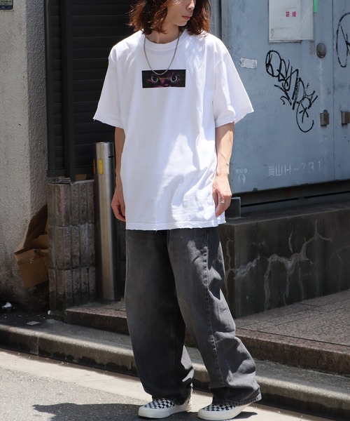 LONELY/論理（ロンリー）の「LONELY(論理)/ロンリー PUSSY CAT TEE Tシャツ プリントTシャツ（Tシャツ/カットソー・メンズ・ホワイト/レッド/ブラック・M/L/XL）」の19枚目の写真