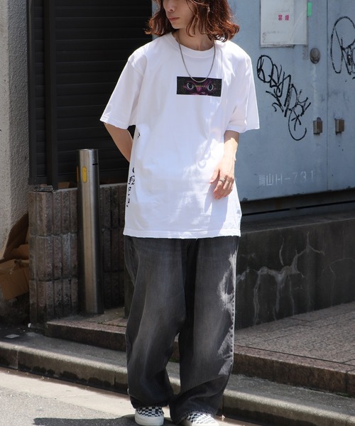 LONELY/論理（ロンリー）の「LONELY(論理)/ロンリー PUSSY CAT TEE Tシャツ プリントTシャツ（Tシャツ/カットソー・メンズ・ホワイト/レッド/ブラック・M/L/XL）」の20枚目の写真