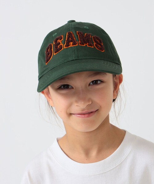 こども ビームス(コドモビームス)の「BEAMS × こども ビームス / BEAMS サガラ刺繍 ベーシック キャップ 2026(47~61cm)(キャップ・キッズ・ネイビー/グリーン/ワイン・ONE SIZE)」の2枚目の写真