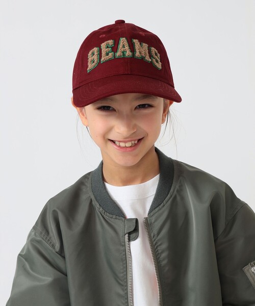 こども ビームス(コドモビームス)の「BEAMS × こども ビームス / BEAMS サガラ刺繍 ベーシック キャップ 2026(47~61cm)(キャップ・キッズ・ネイビー/グリーン/ワイン・ONE SIZE)」の5枚目の写真