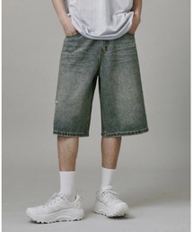 Verdnt（バーダント）の「ヴィンテージスクラッチウォッシュデニムバミューダショーツ（デニムパンツ）」