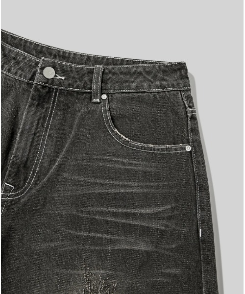 Verdnt(バーダント)の「ヴィンテージライクスクラッチウォッシュデニムバミューダショーツ(デニムパンツ・メンズ・ブルー系その他2/ブルー系その他/ブラック系その他・X-LARGE/LARGE/MEDIUM)」の16枚目の写真