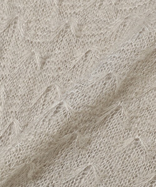 B:MING by BEAMS（ビーミングバイビームス）の「7ゲージ メッシュ クルーネック ニット（ユニセックス）（ニット/セーター・メンズ・グレー/ブラック・S/M/L/XL）」の10枚目の写真