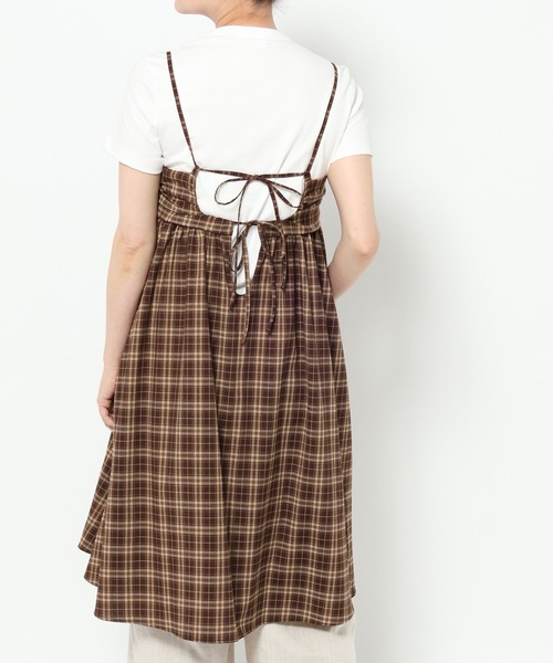 daily CLIP】チェックキャミワンピース（チュニック）｜studio CLIP