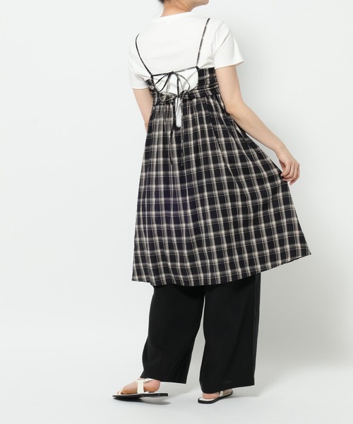 daily CLIP】チェックキャミワンピース（チュニック）｜studio CLIP