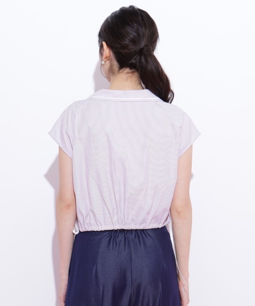 JILL by JILL STUART（ジルバイジルスチュアート）の「◇ウエストリボン開襟シャツ（シャツ/ブラウス・レディース・ホワイト/レッド系その他/ブルー系その他・FREE）」の17枚目の写真