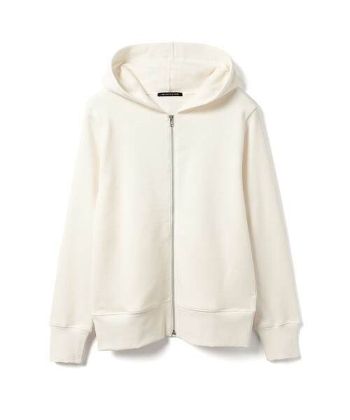 mizuiroind（ミズイロインド）の「mizuiro ind 裏起毛ジップパーカー（Tシャツ/カットソー・レディース・アイボリー/グレー/ブラック・FREE）」の2枚目の写真