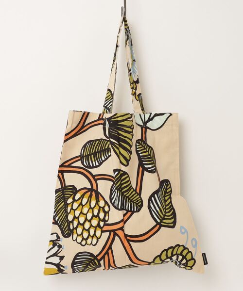 marimekko（マリメッコ）の「Tiara / tote bag 43x44 cm（トートバッグ・レディース・ベージュ・FREE）」の9枚目の写真