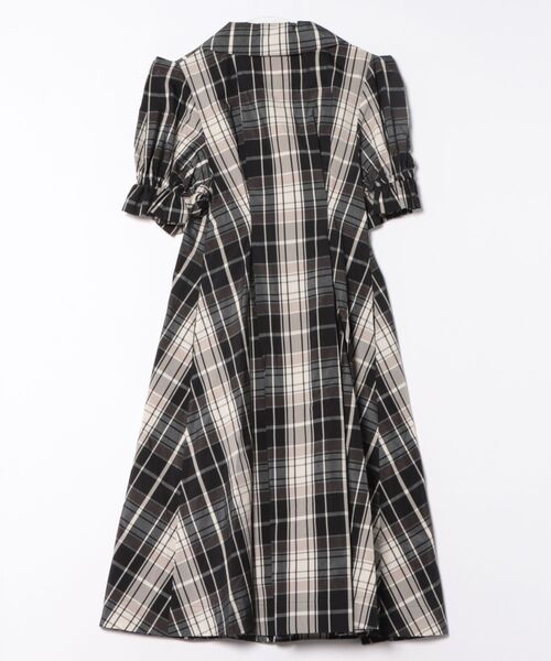 ｺｯﾄﾝｼﾙｸﾀｰﾀﾝﾁｪｯｸｳｴｽﾄﾚｰｽｱｯﾌﾟﾄﾞﾚｽ（ワンピース）｜Vivienne Westwood