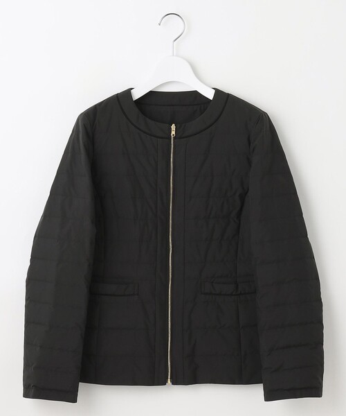 ライトダウンリバーシブルノーカラー ジャケット（ダウンジャケット