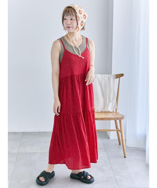 ehka sopo(エヘカソポ)の「◎ドットキャミワンピース(ワンピース・レディース・ブラック/レッド/オフホワイト・F)」の15枚目の写真