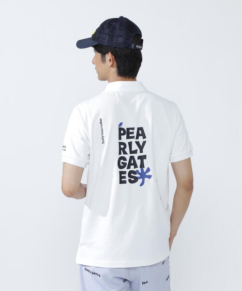 PEARLY GATES】サッカーチェック半袖ポロシャツ