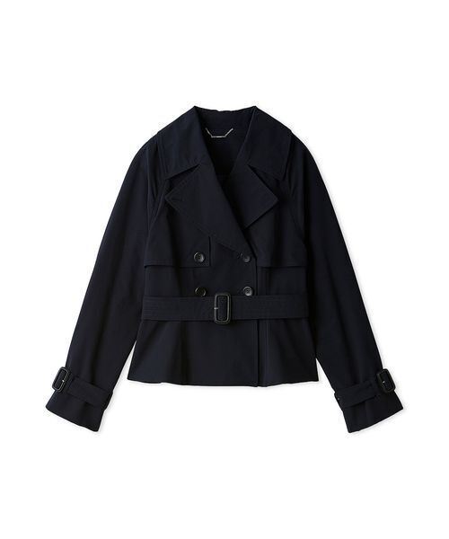 CELFORD（セルフォード）の「ペプラムトレンチショートコート（トレンチコート・レディース・アイボリー/ダークネイビー・36/38）」の2枚目の写真