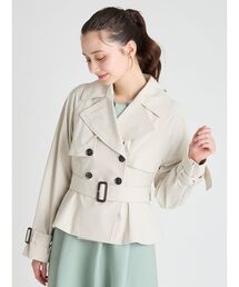 CELFORD | ペプラムトレンチショートコート(トレンチコート)