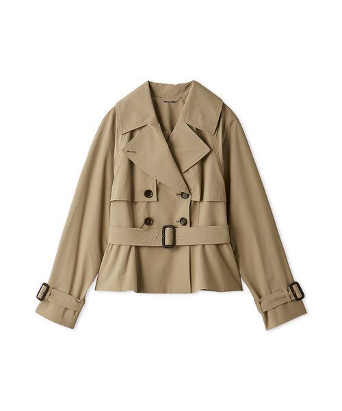 CELFORD（セルフォード）の「ペプラムトレンチショートコート（トレンチコート・レディース・アイボリー/ダークネイビー・36/38）」の8枚目の写真