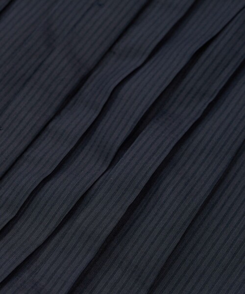 ROPE'(ロペ)の「【洗える】ストライプペプラムブラウス(シャツ/ブラウス・レディース・ネイビー/ピンク・FREE)」の11枚目の写真