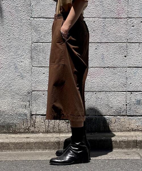 Toironier(トワロニエ)の「Toironier/トワロニエ/Belted Chino Shorts(チノパンツ・メンズ・チャコールグレー/ブラウン・1/2/3)」の20枚目の写真