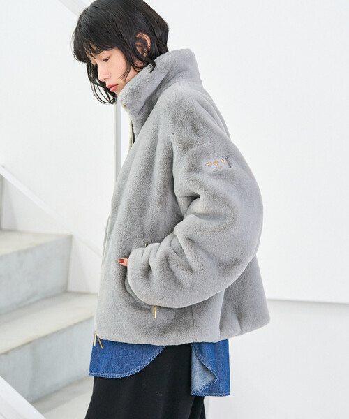 美品★TATRAS ★タトラス★バルブラ★ファーコート★グレー★01★ TATRAS × FREAK'S STORE/タトラス BARBRA<別注カラーあり