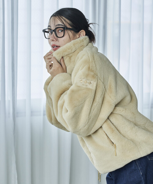 FREAK'S STORE(フリークスストア)の「TATRAS × FREAK'S STORE/タトラス BARBRA<別注カラーあり> /バルブラ/ファージャケット(その他アウター・レディース・グレー/ライトグレー/ブラック/ベージュ/ダークブラウン・2/1)」の21枚目の写真