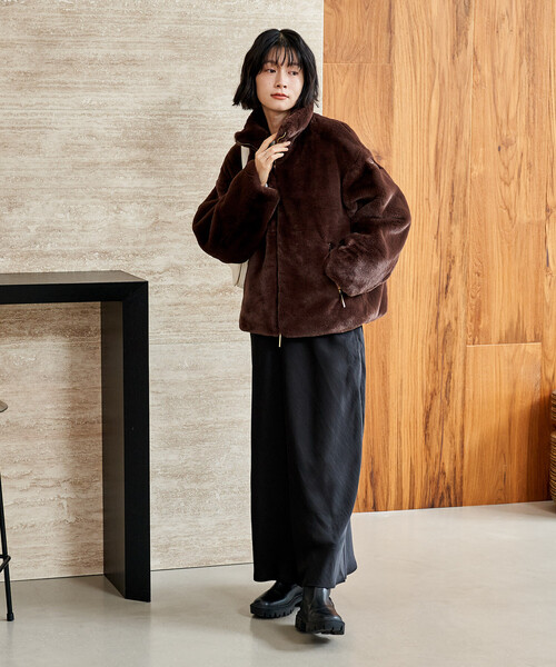 の*ぶ様 TATRAS タトラス BARBRA ファーブルゾン　バルブラ BARBRA バルブラ | タトラス公式オンラインストア