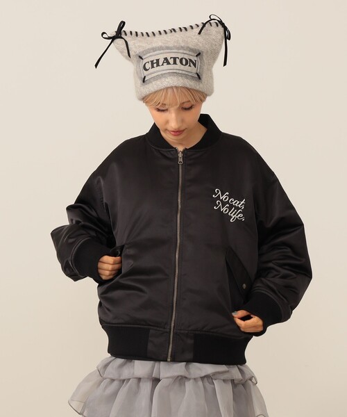 セール】'マミタス'さま刺繍 リバーシブル ブルゾン（ブルゾン）｜mmts
