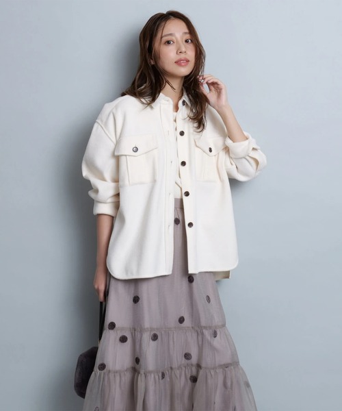 JUSGLITTY（ジャスグリッティー）の「ウールライクジャケット（その他