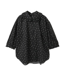 PINK HOUSE  / ロゴ刺繍&サイド編み下げチェック半袖ブラウス I-23-8-11-23-LO-BL-HD-ZT130 OUTLET】チェックシャツブラウス｜ピンクハウスオフィシャル