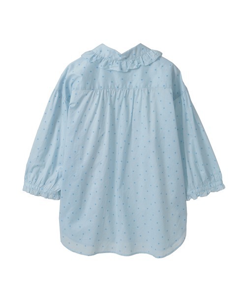 PINK HOUSE（ピンクハウス）の「水玉プリントブラウス（シャツ/ブラウス・レディース・ラベンダー/ライトブルー/ブラック×ホワイト/ピンク/レッド・フリー）」の7枚目の写真