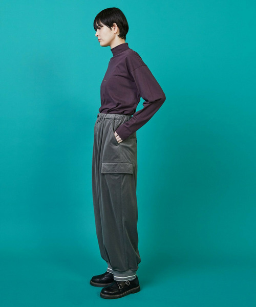 FRAPBOIS（フラボア）の「トリコーデ パンツ（その他パンツ・レディース・グレー/ブラック・2/1）」の9枚目の写真
