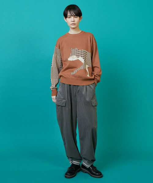 FRAPBOIS（フラボア）の「トリコーデ パンツ（その他パンツ・レディース・グレー/ブラック・2/1）」の11枚目の写真