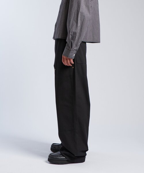 WHO'S WHO gallery（フーズフーギャラリー）の「【KOOKY'N/クーキー】ダックダブルニーパンツ（デニムパンツ・レディース・ブラウン/アイボリー/ブラック・FREE）」の18枚目の写真