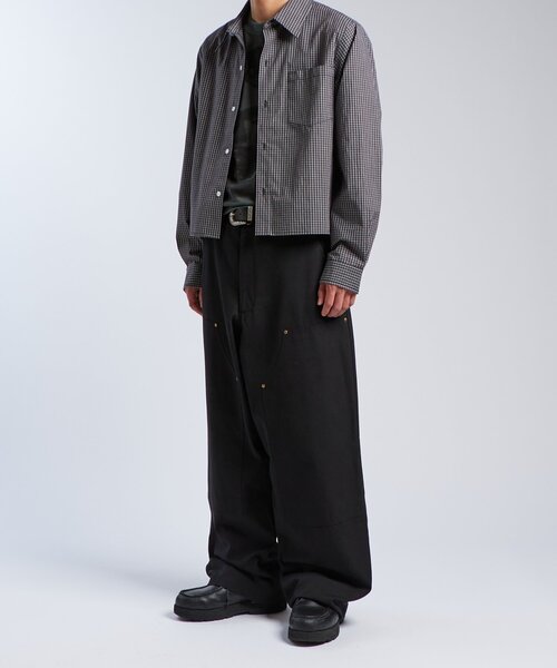 WHO'S WHO gallery（フーズフーギャラリー）の「【KOOKY'N/クーキー】ダックダブルニーパンツ（デニムパンツ・レディース・ブラウン/アイボリー/ブラック・FREE）」の16枚目の写真