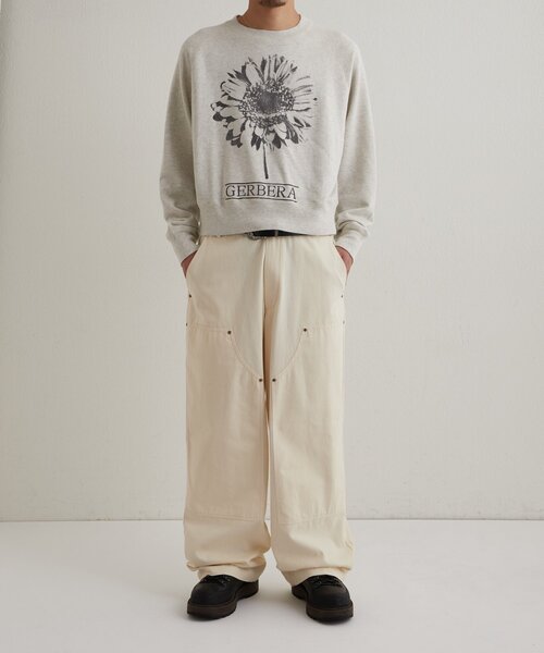 WHO'S WHO gallery（フーズフーギャラリー）の「【KOOKY'N/クーキー】ダックダブルニーパンツ（デニムパンツ・レディース・ブラウン/アイボリー/ブラック・FREE）」の14枚目の写真