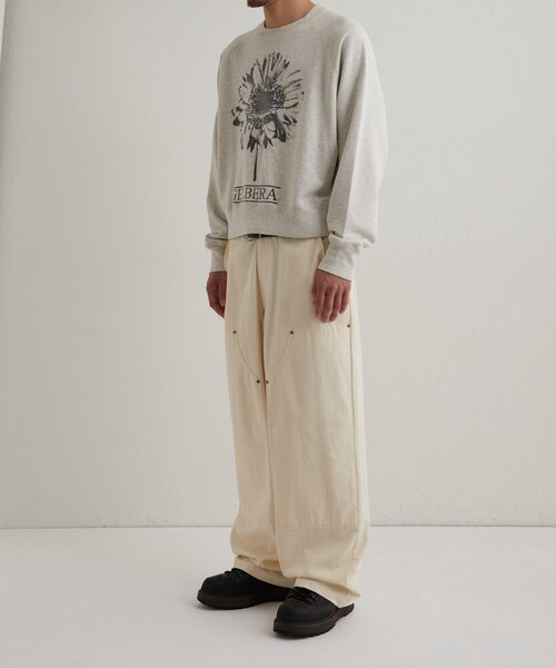 WHO'S WHO gallery（フーズフーギャラリー）の「【KOOKY'N/クーキー】ダックダブルニーパンツ（デニムパンツ・レディース・ブラウン/アイボリー/ブラック・FREE）」の13枚目の写真