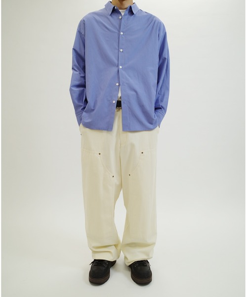 WHO'S WHO gallery（フーズフーギャラリー）の「【KOOKY'N/クーキー】ダックダブルニーパンツ（デニムパンツ・レディース・ブラウン/アイボリー/ブラック・FREE）」の6枚目の写真