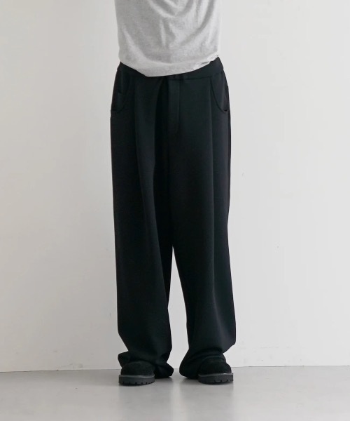 NEONSIGN（ネオンサイン）の「【EXCLUSIVE】NEONSIGN Wide tech slacks（スラックス・メンズ・ブラック系1/ブラック・44/46/48）」の7枚目の写真