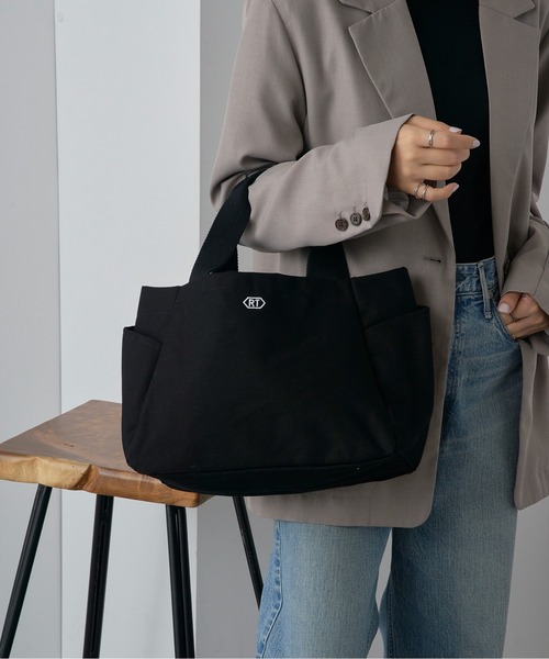 ROOTOTE(ルートート)の「【ROOTOTE】SN.デリ.パルーティ.canvas-A 3671(トートバッグ・レディース・ブラック/サックスブルー/アイボリー/ブラウン・FREE)」の1枚目の写真