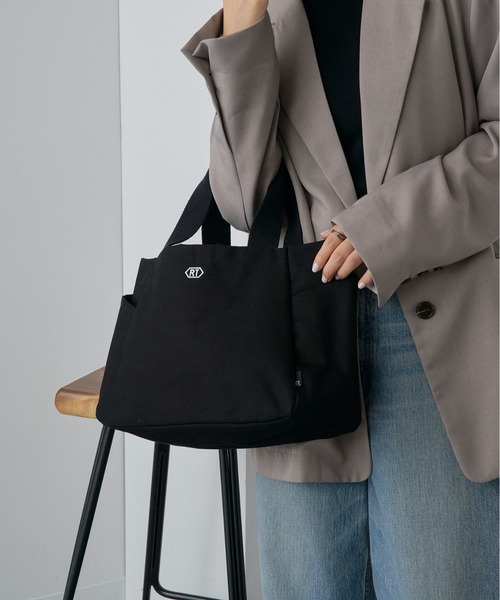 ROOTOTE(ルートート)の「【ROOTOTE】SN.デリ.パルーティ.canvas-A 3671(トートバッグ・レディース・ブラック/サックスブルー/アイボリー/ブラウン・FREE)」の22枚目の写真