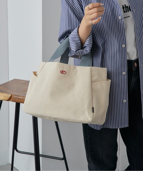 ROOTOTE(ルートート)の「【ROOTOTE】SN.デリ.パルーティ.canvas-A 3671(トートバッグ・レディース・ブラック/サックスブルー/アイボリー/ブラウン・FREE)」の5枚目の写真