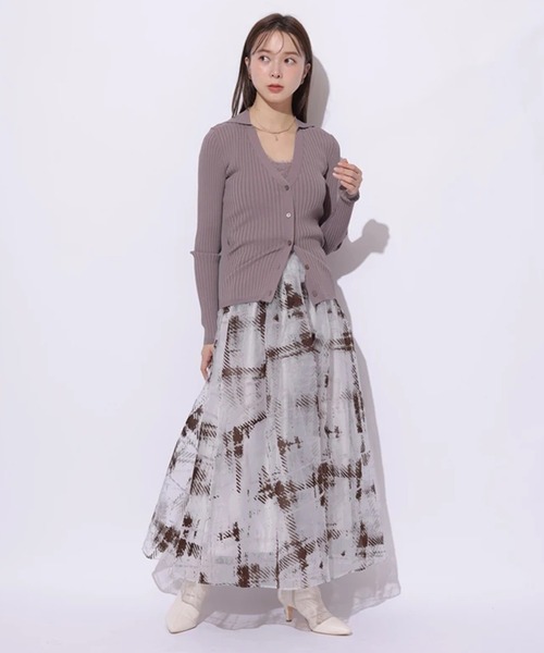 マイストラーダ　レースキャミアンサンブル　茶色　新品タグ付き レースキャミアンサンブル | アンサンブル | Mystrada（マイ