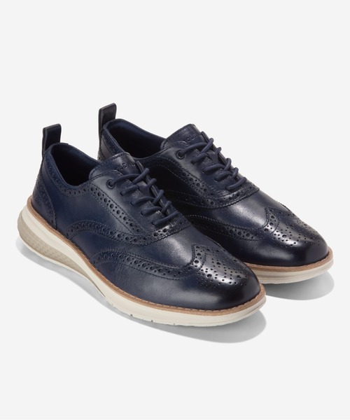 COLE HAAN(コールハーン)の「オリジナルグランド エナジーウィーヴ ウィングチップ オックスフォード mens(スニーカー・メンズ・ネイビー・7.5/8/8.5/9/9.5/10/10.5)」の2枚目の写真