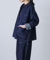 『ユニセックス』デニムカバーオール